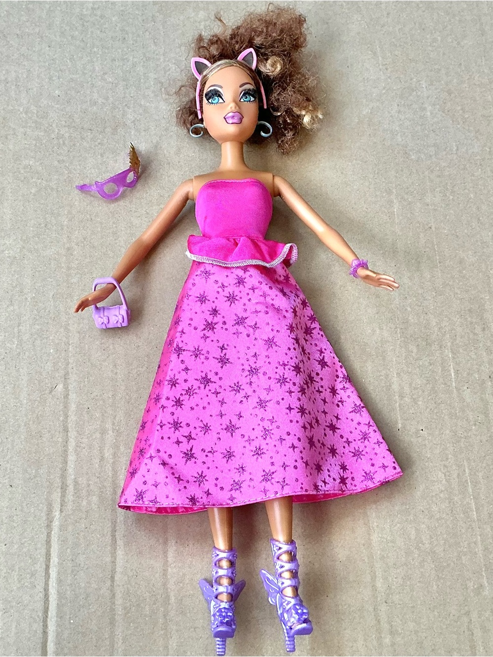 My scene masquerade madness Madison doll redressed 2004 restyled hair